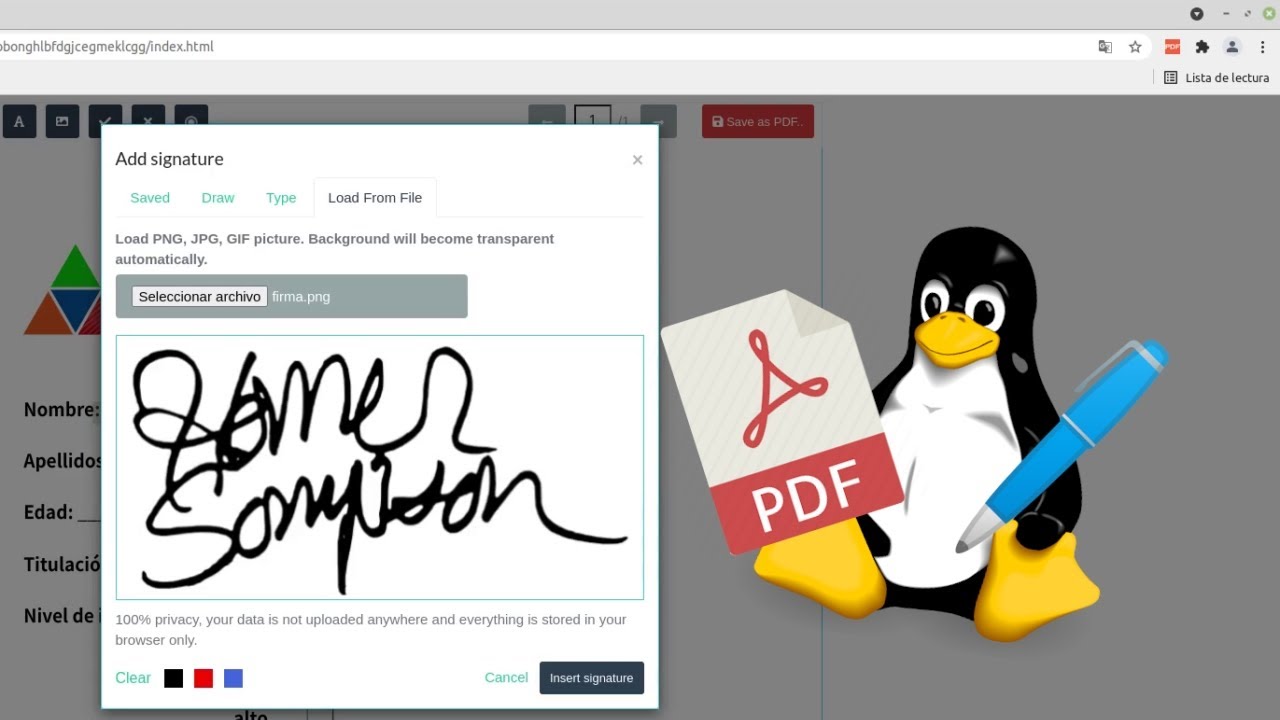 SignPDF: Firmar un documento PDF en Linux