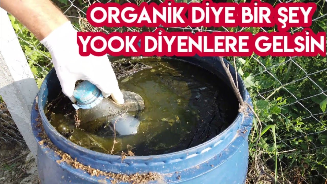 Organik Gübre Yapımı, Organik İlaç Yapımı