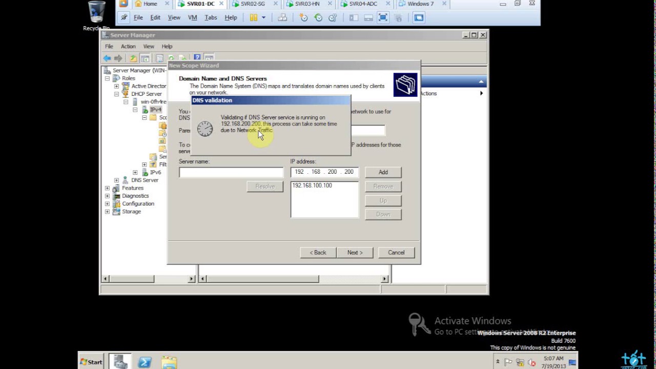 6  Configuring DHCP Relay Agent on Window server 2008