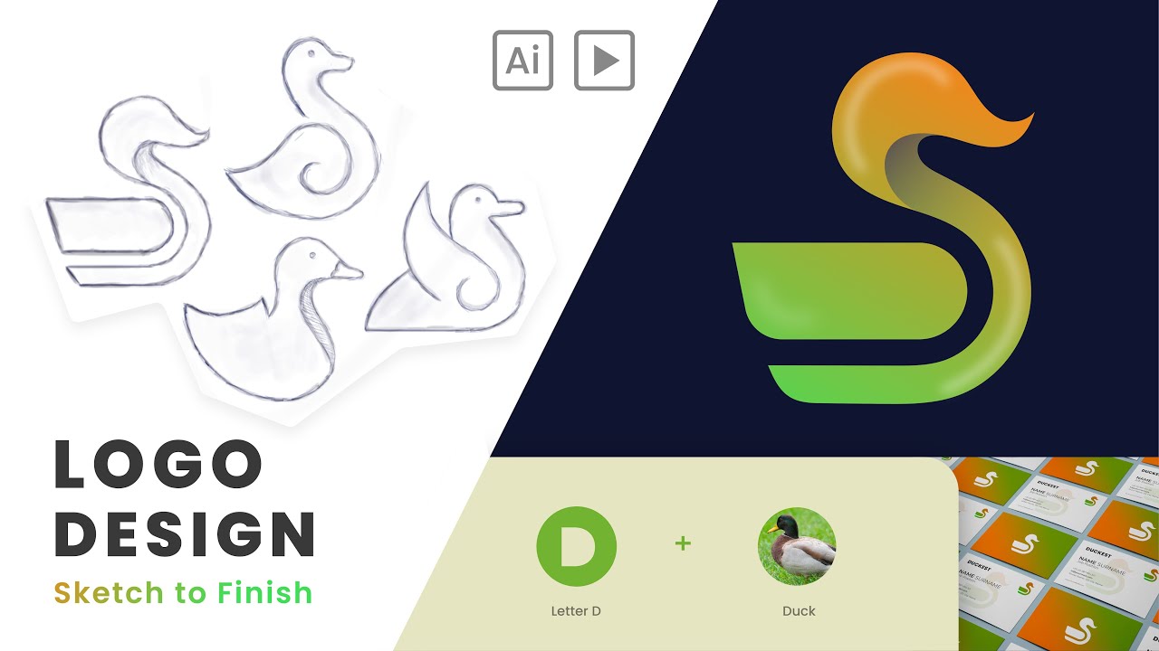 How to Design a Logo - From Sketch to Finish