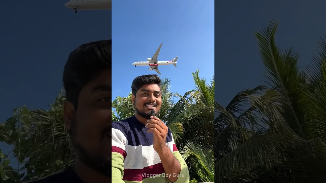 How to Track Plane Flying over you in Tamil - Vlogger boy Guru  #shorts #flight #aeroplane