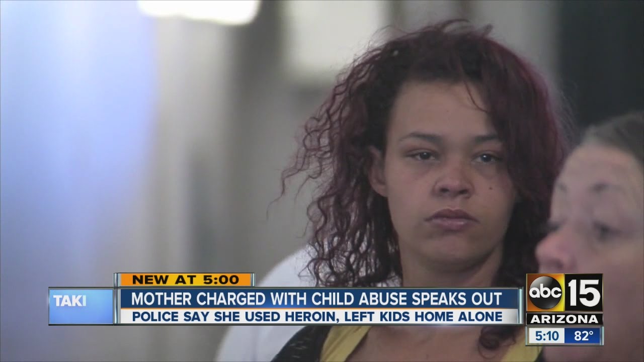 Mother charged with child abuse speaks