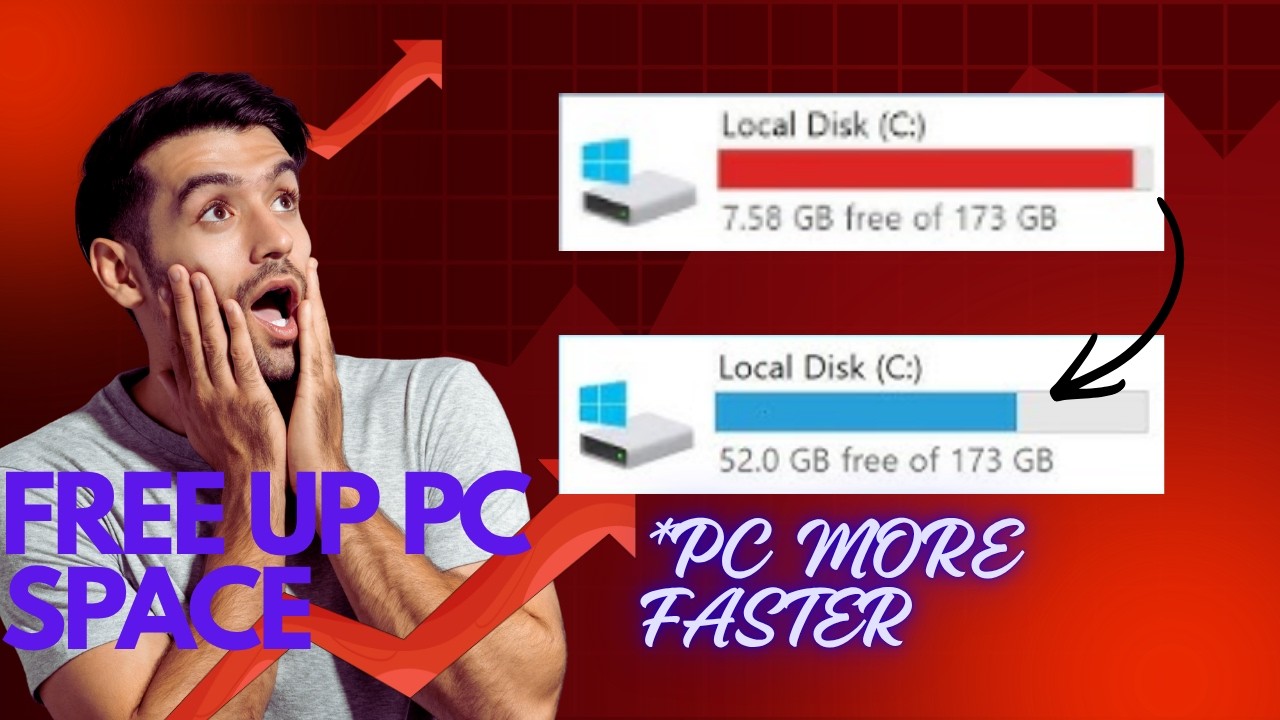 HOW TO FREE UP PC SPACE WIN 11/10 2026!!