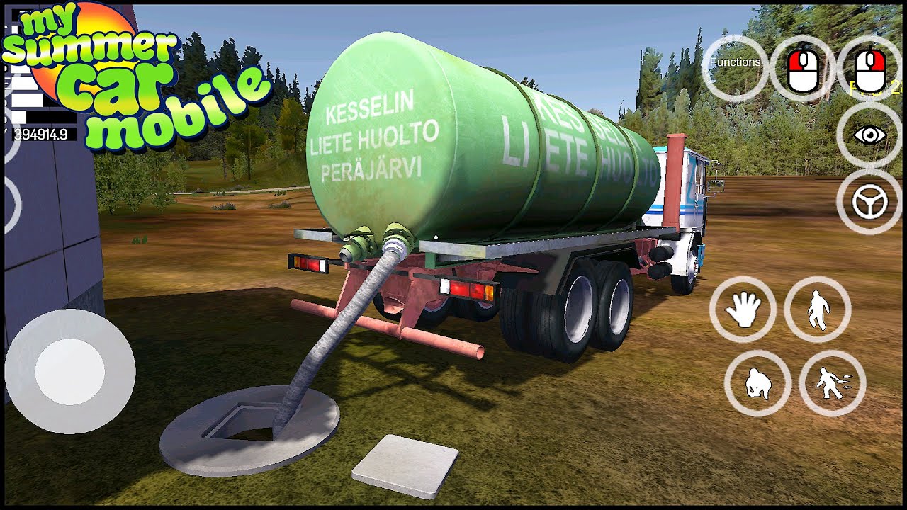 РАБОТЫ в МОБИЛЬНОЙ My Summer Car! АССЕНИЗАТОР!