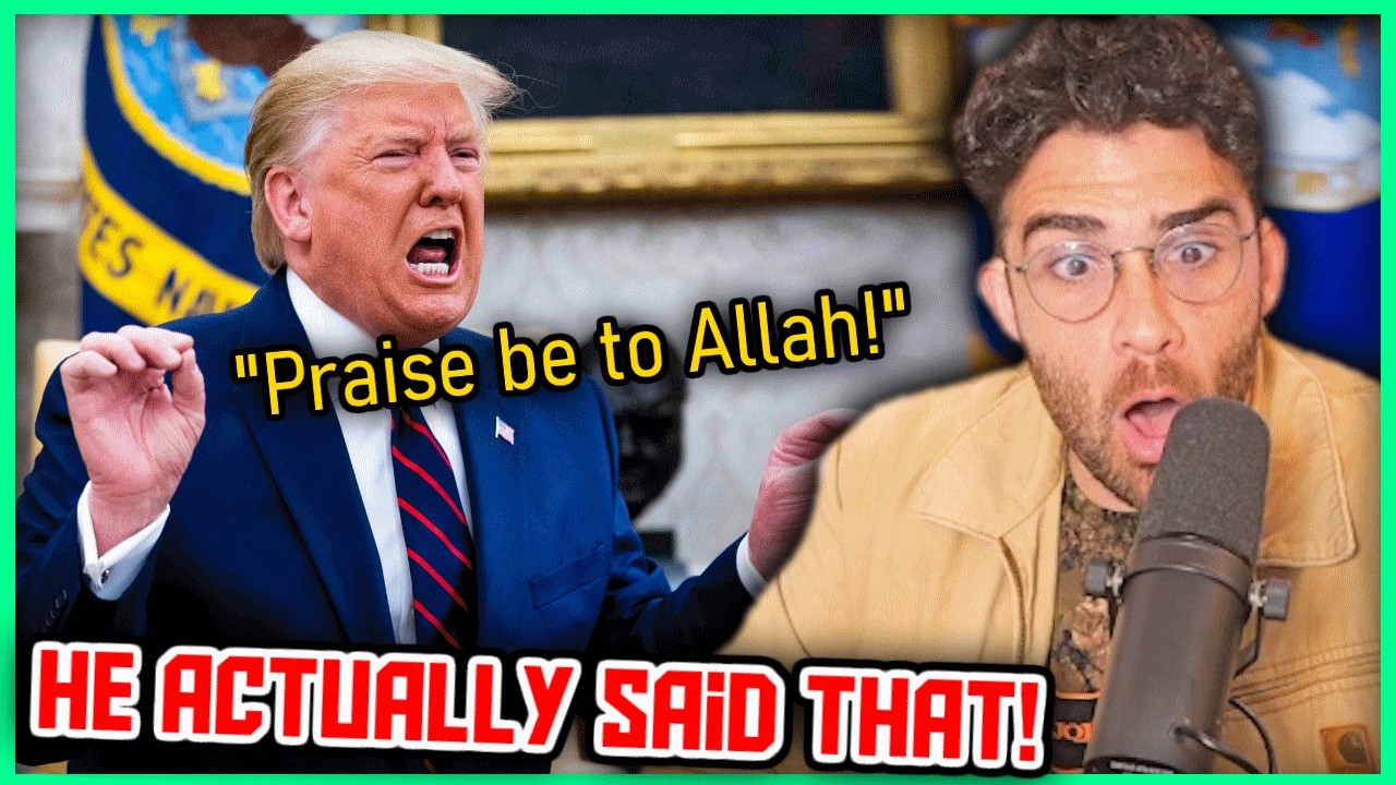 Trump PRAISES ALLAH On Easter Sunday | Hasanabi Reacts