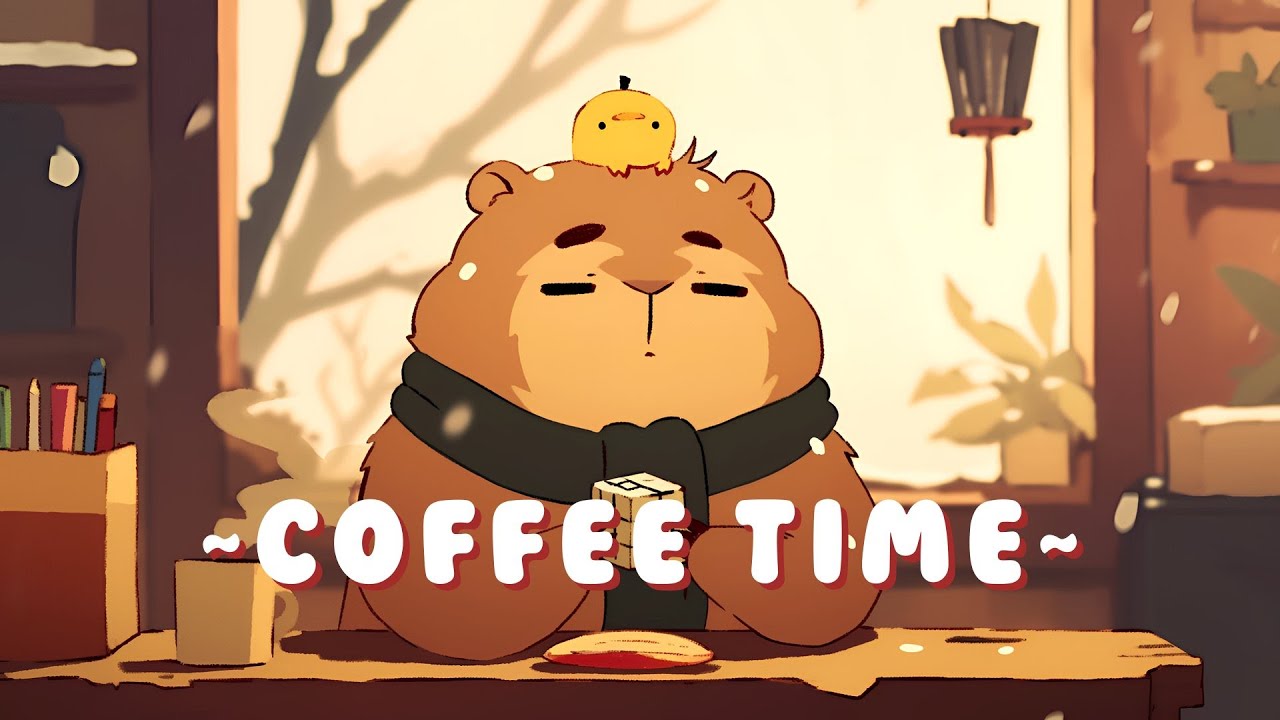 Capybara Lofi Radio - Cozy Beats for Relaxation ~ Peaceful Flow ~ 🦫 📝 | Background Music