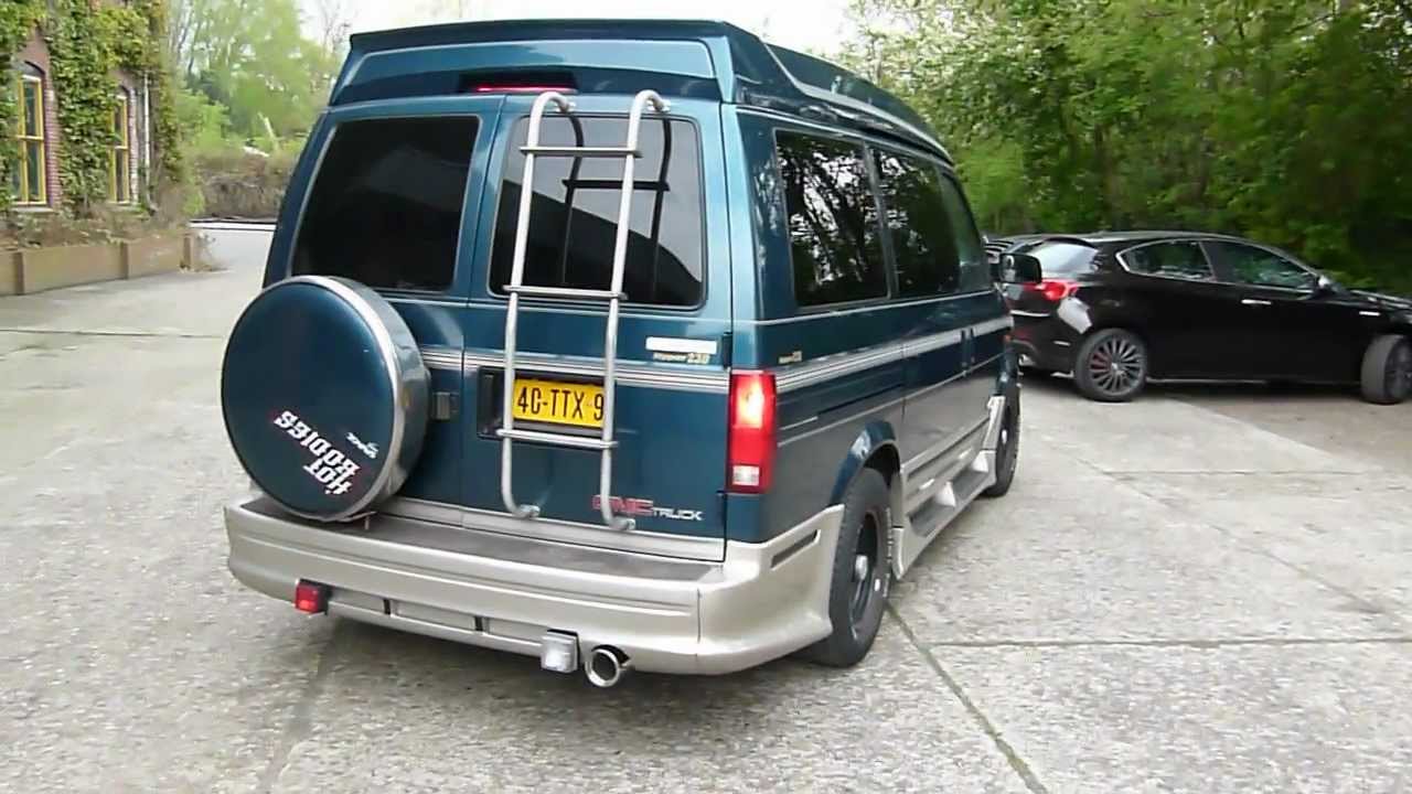 GMC Safari 4.3 V6 van 1995 met maatwerk RVS Cat Back uitlaatsysteem van EPS Uitlaten BV