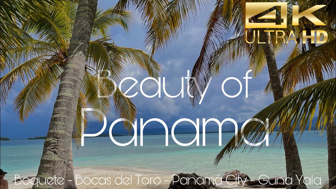 Beauty of Panama 4k (Ultra HD)⎜Relaxing Music⎜Earth from Above⎢Casco Viejo, Panama City,Guna Yala 4k