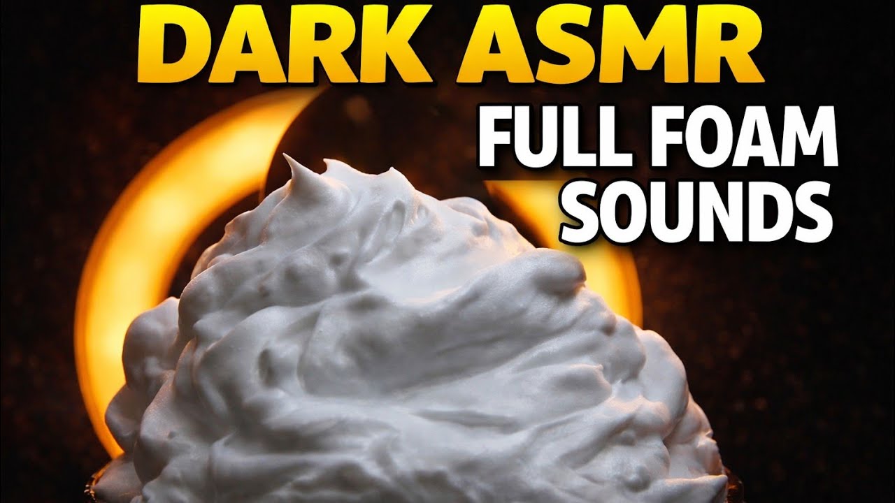 Shaving Cream ASMR & Soft Rambling | Ring Light, Mouth & Crinkle Sounds (10 Minutes)