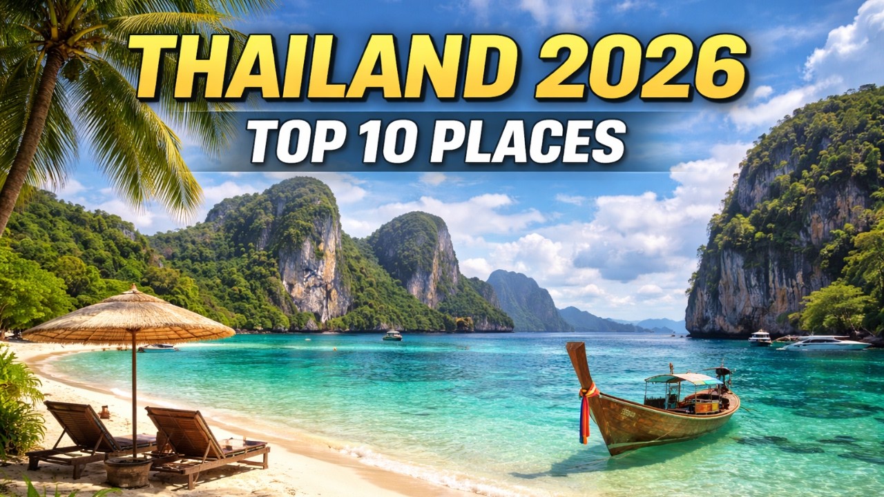 Thailand Travel Guide 2026 | Top 10 Best Places to Visit (Bangkok, Phuket, Phi Phi)