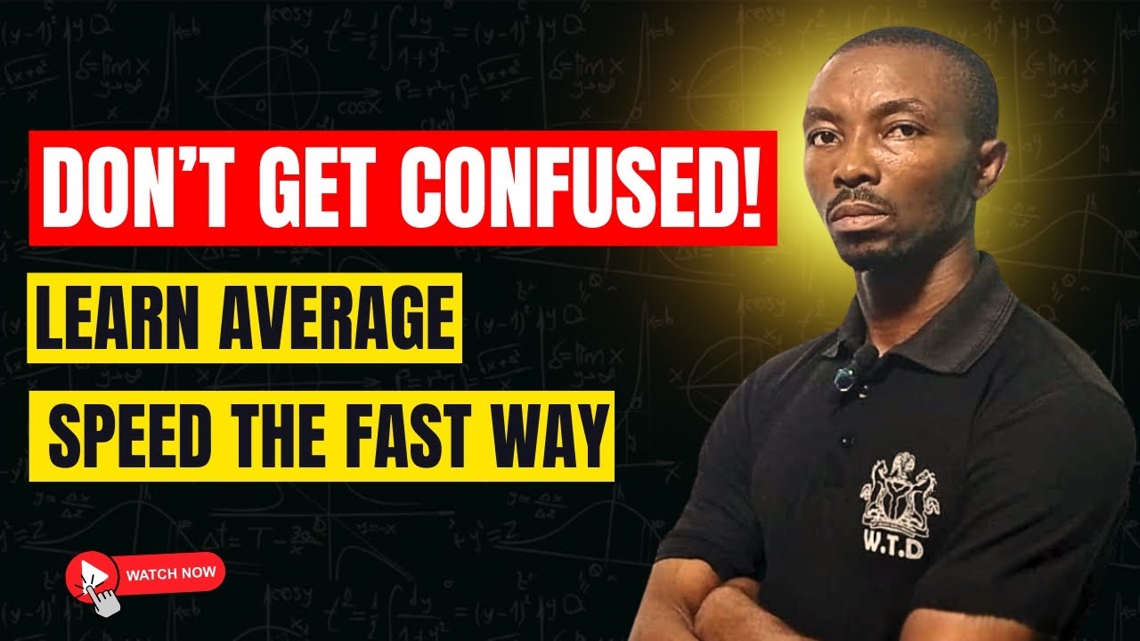How to Calculate Average Speed Fast | Simple Formula You’ll Never Forget!