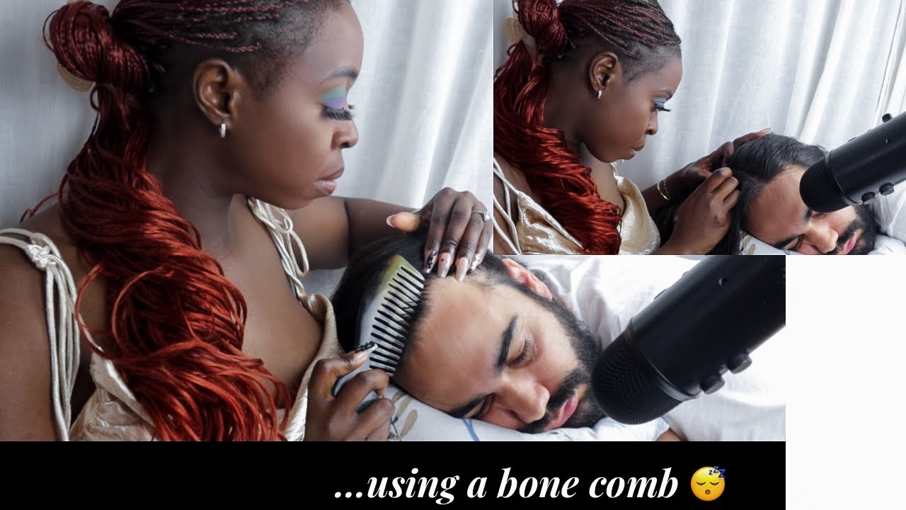 ASMR | ATTENTIVE TRIGGERS For Instant Sleep Using A BONE COMB | no talking ☁️