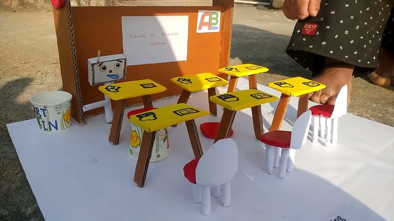 FUTURISTIC AI INTEGRATED CLASSROOM PROJECT FOR SCIENCE EXHIBITION (FUTURISTIC EDUCATION SYSTEM)