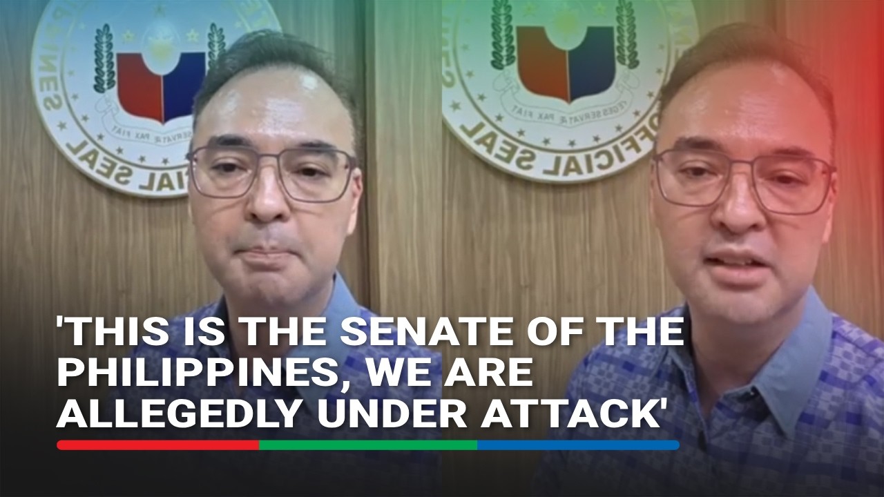 Cayetano says Senate 'allegedly under attack' | ABS-CBN News
