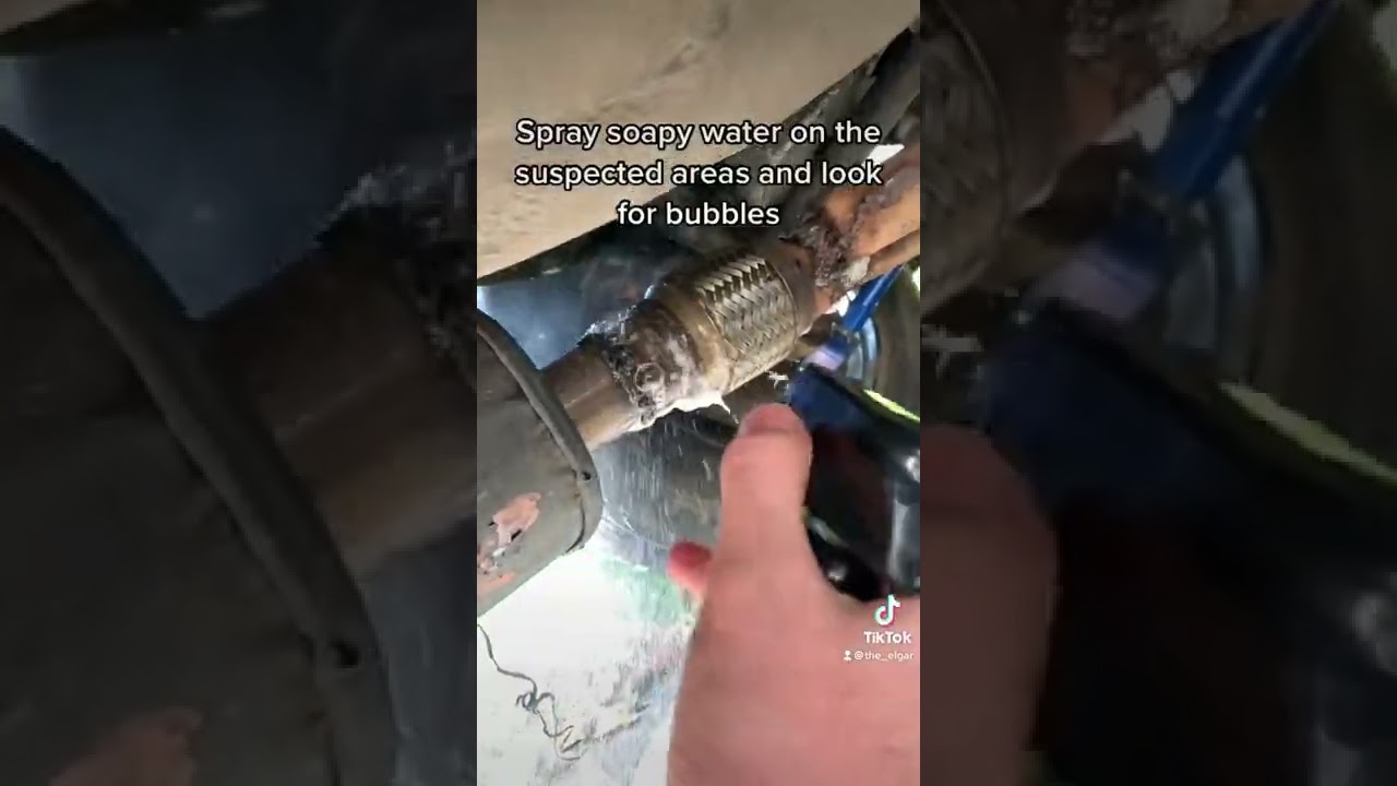 How to find an exhaust leak