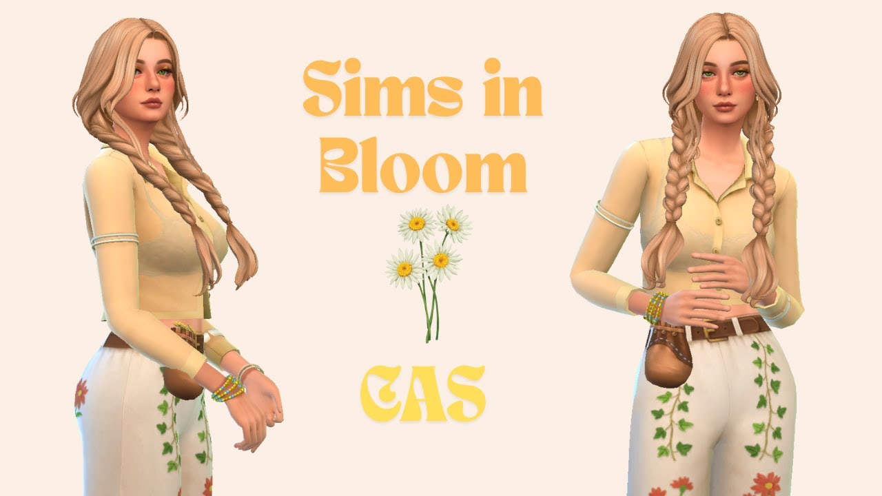 🌼The sims in Bloom Legacy Challenge: CAS🌼