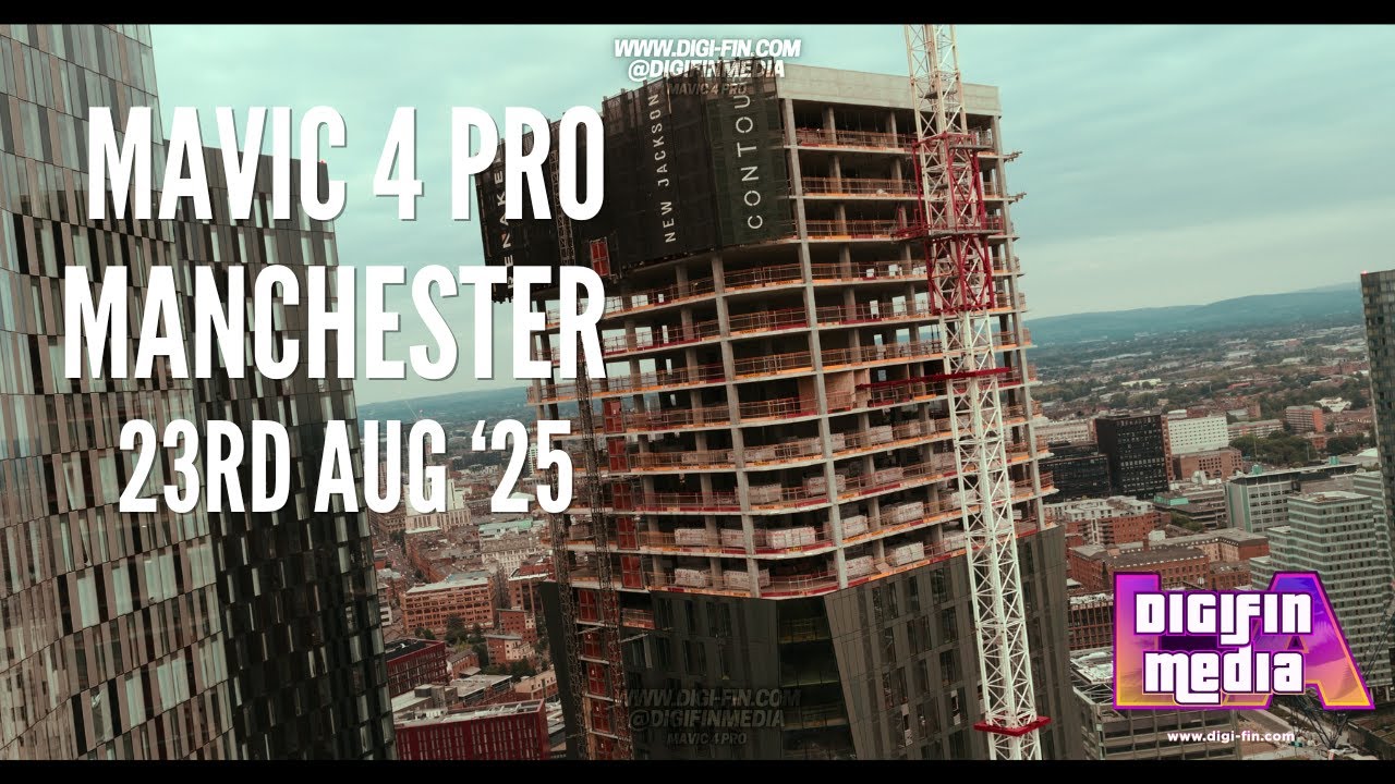 Manchester Skyline August '25 Mavic 4 Pro