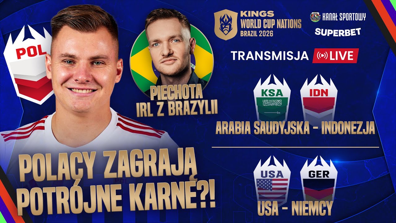 ARABIA SAUDYJSKA &ndash; INDONEZJA, USA &ndash; NIEMCY | KOMENTUJEMY MECZE KING WORLD CUP NATIONS
