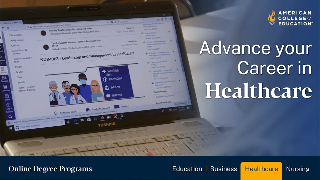 Affordable, Fully Online Healthcare Programs at American College of Education