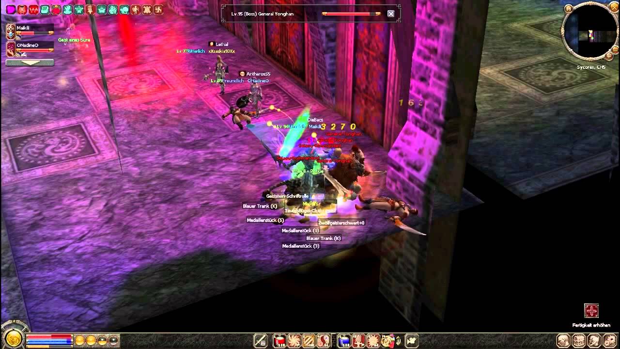 Leveln in der Grotte2 an Genis + Lvlup auf 90 f&uuml;r ONadineO