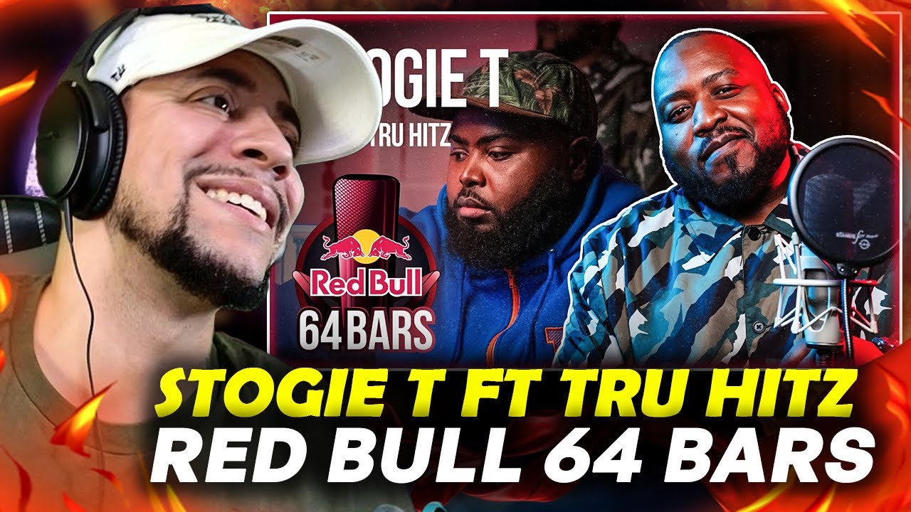 ЧЕЛОВЕК, ЭТО МОЖЕТ БЫТЬ ЛУЧШИМ НА СЕЙЧАС.. Stogie T ft Tru Hitz - Red Bull 64 Bars (РЕАКЦИЯ)