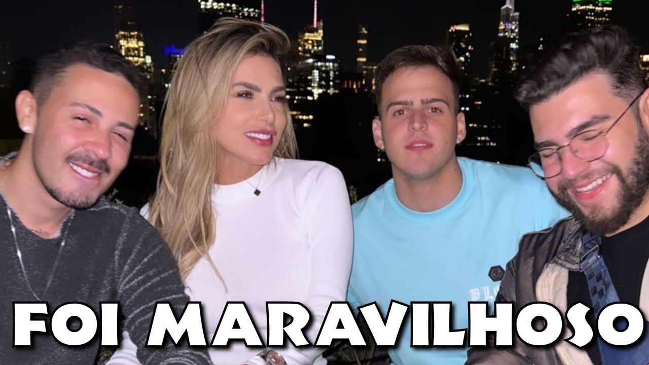 Carlinhos Maia🥰 e Erika Schneider amanheceu o dia Juntos em New York Curtindo e muitas resenhas🤣🤣