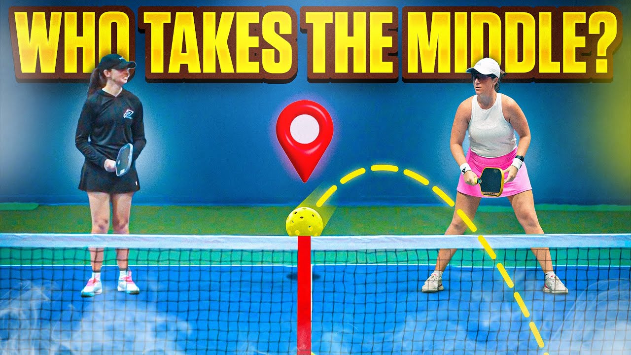 Who Takes the Middle in Pickleball?