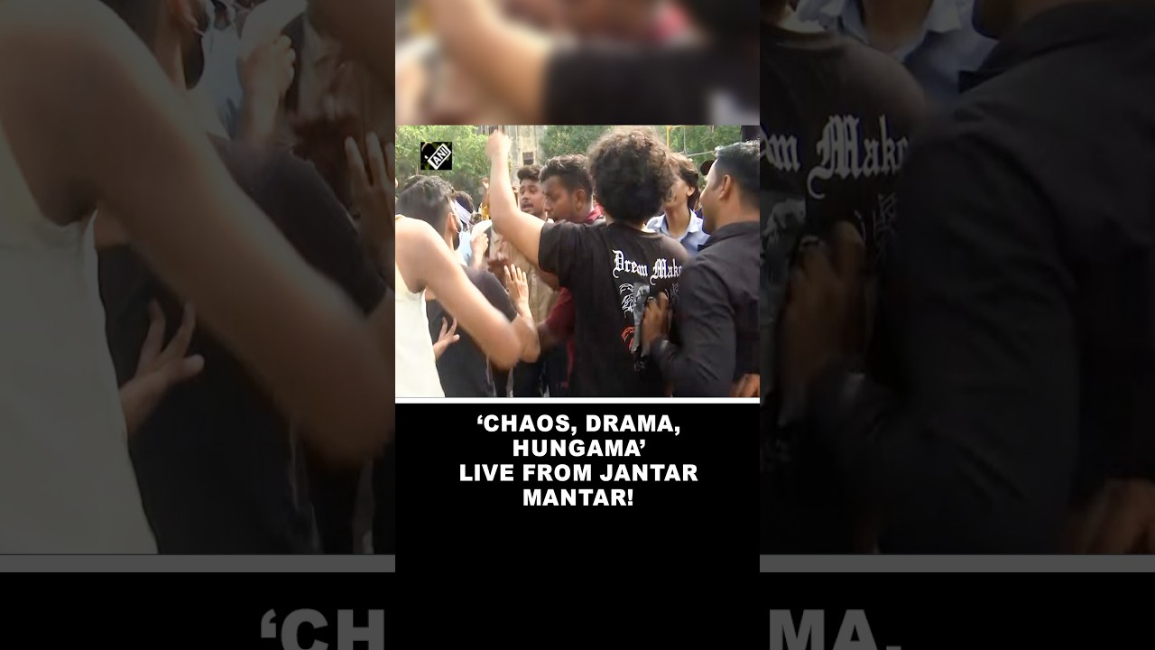 WATCH: &lsquo;Chaos, Drama, Hungama&rsquo;: Live from Jantar Mantar | Student Protest