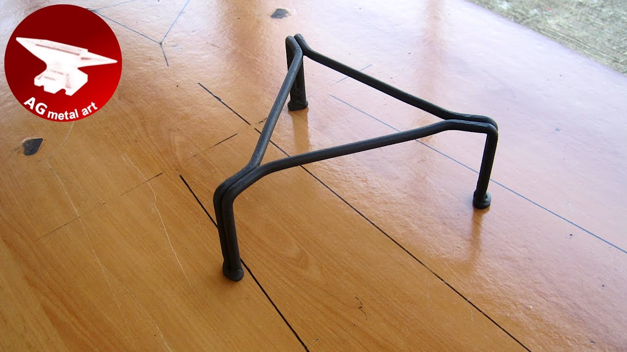 Iron Trivet - from Rebar - How to Make