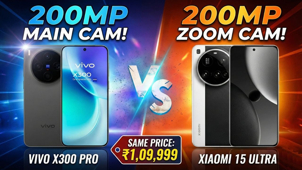 Vivo X300 Pro vs Xiaomi 15 Ultra: 200MP Main vs 200MP Zoom?