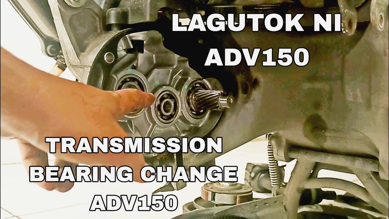 GEAR BEARING ADV150 how to change bearing! Lagutok sa likod ng preno.