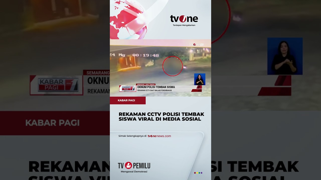 Terungkap! Ini CCTV Kejadian Oknum Polisi yang Tembak Siswa SMK di Semarang | tvOne