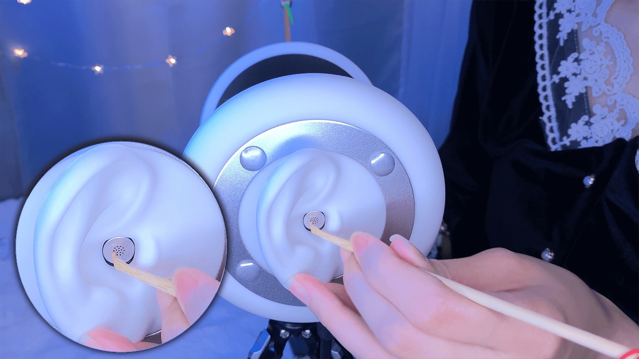 ACMP Tingly Eardrum Cleaning Triggers for Sleep 😴 3Dio, both ears / 耳かき