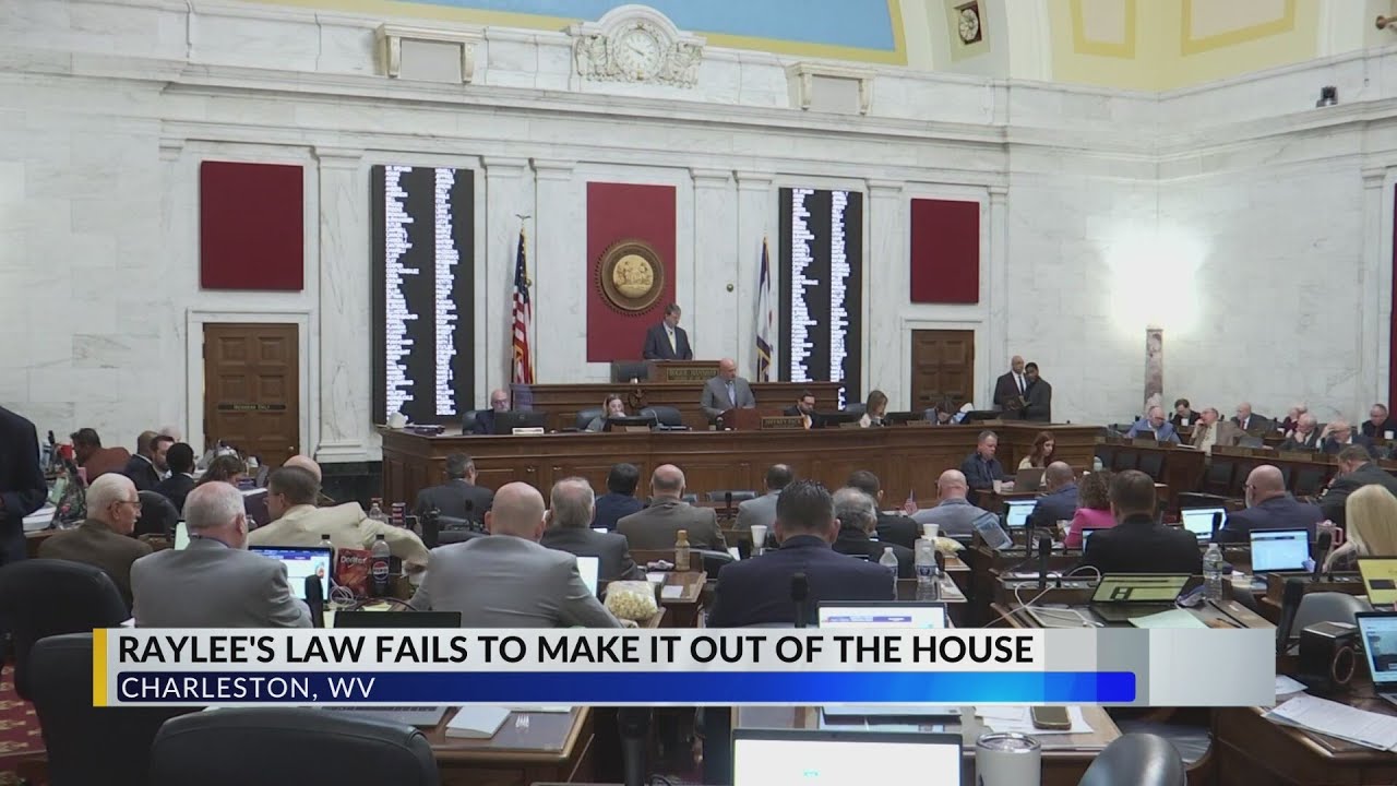 West Virginia House version of 'Raylee's Law' fails procedural vote