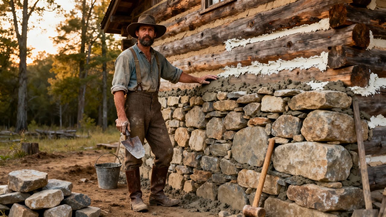 Neighbors Mocked When He Built A Stone Shell Over His Wood Walls — Until It Held Heat For 2 Days