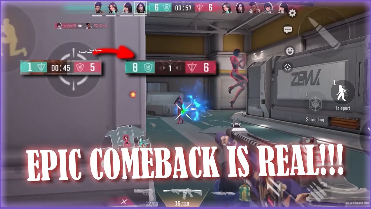EPIC COMEBACK AND FULL PRESSURE GAMEPLAY T.T HYPER FRONT TOP GLOBAL ASIA GAMEPLAY