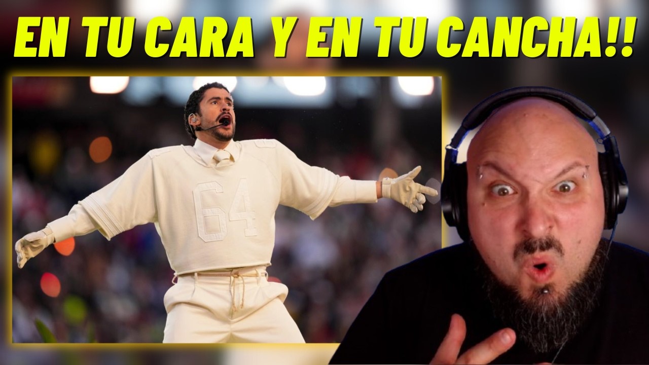 BAD BUNNY TIENE MI RESPETO 🏈 // BATERISTA REACCIONA // Nacho Lahuerta
