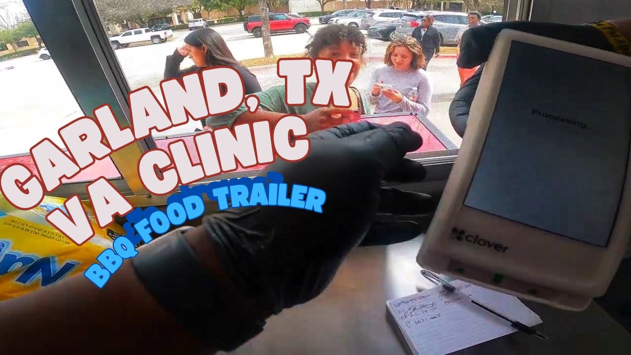 POV Selling BBQ at Garland VA Clinic