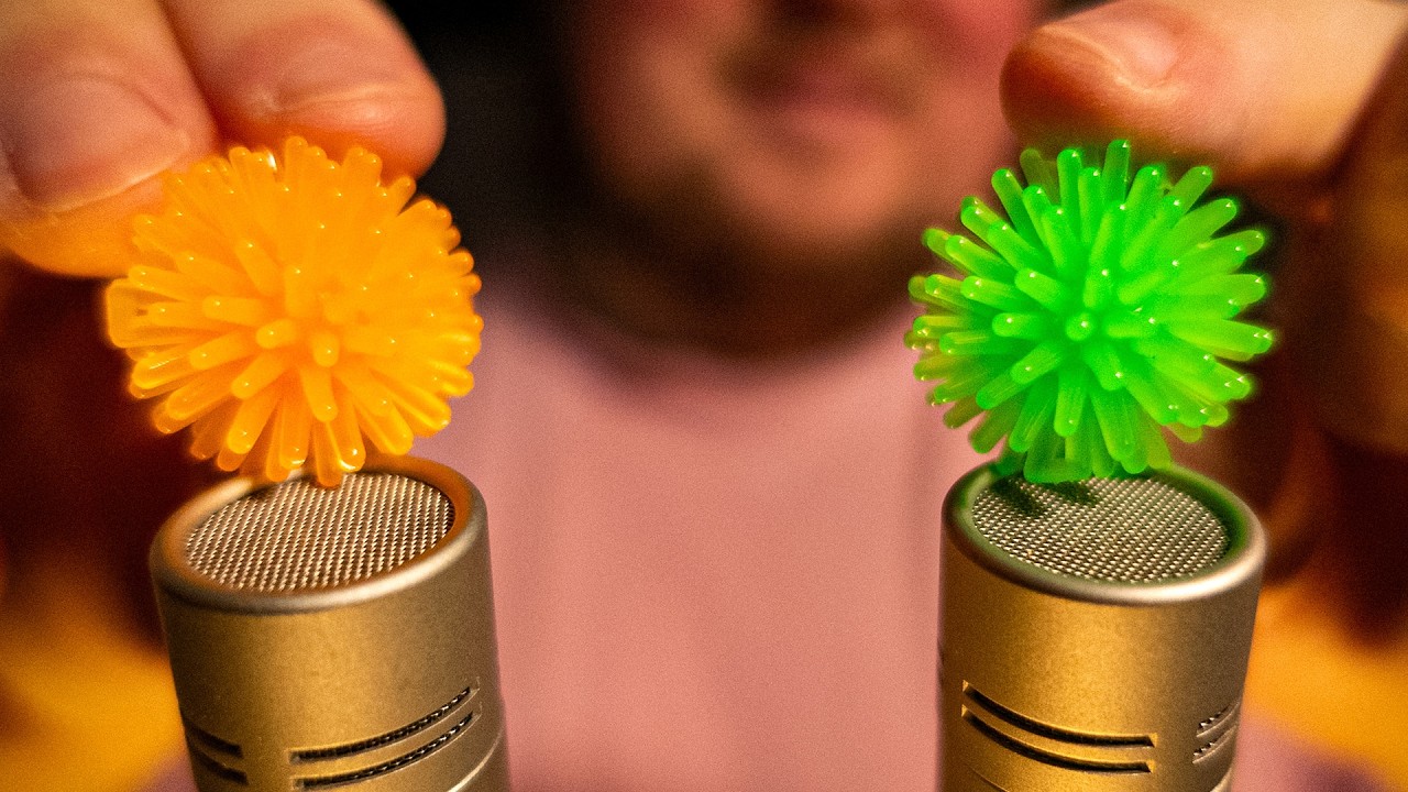 Extremely Close ASMR on the Microphones ❤️💚💙 Deep Echo Layers
