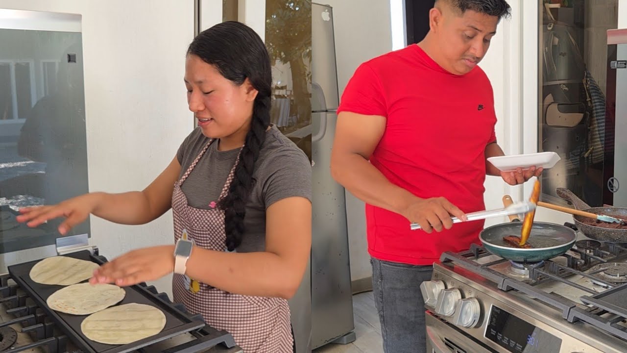Mira como van Quedando las Baleadas, Mynor quemo los plátanos  🍌 