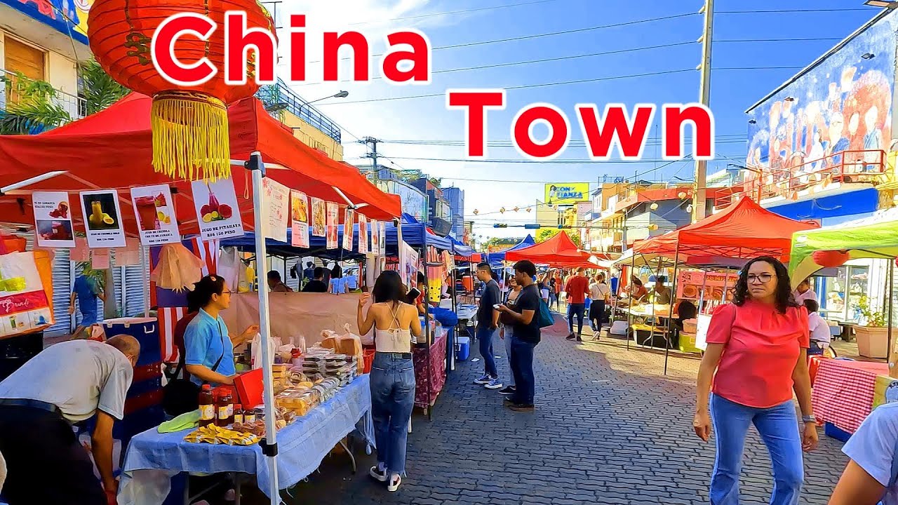 🇨🇳 Vibrant Multi-Cultural China Town WALKING TOUR in Santo Domingo