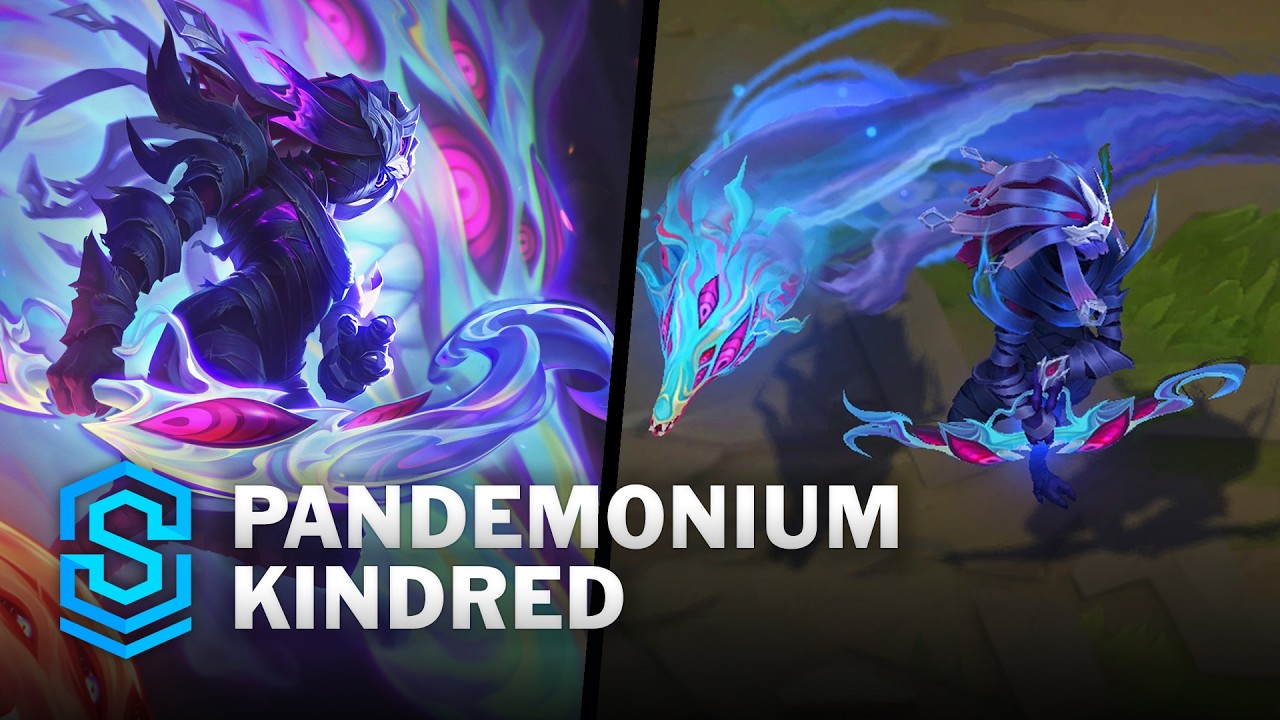 Pandemonium Kindred Skin Spotlight - Pre-Release - PBE Preview - League of Legends