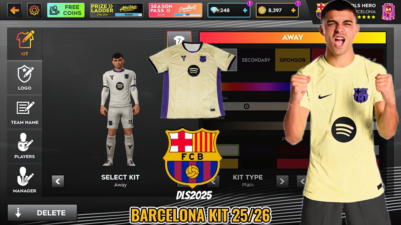 How to get New Barcelona Kit 25/26-Best Tutorial🔥