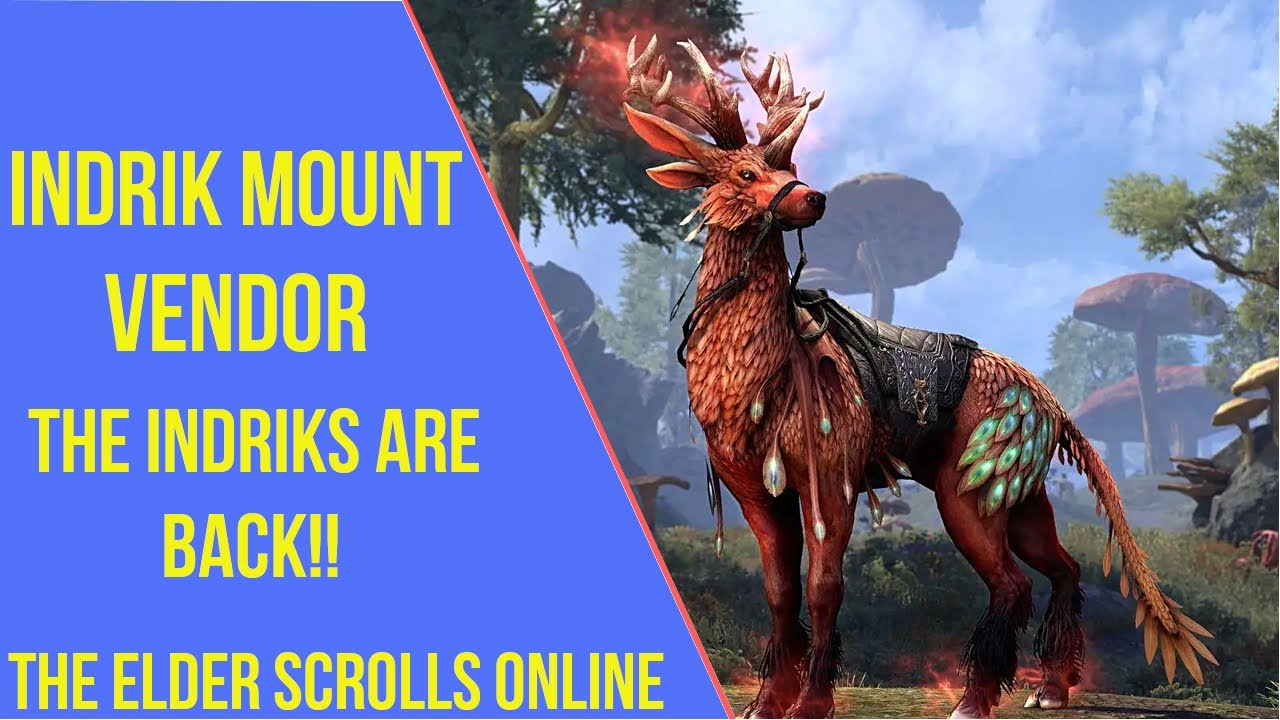 ESO Indrik Mount Vendor