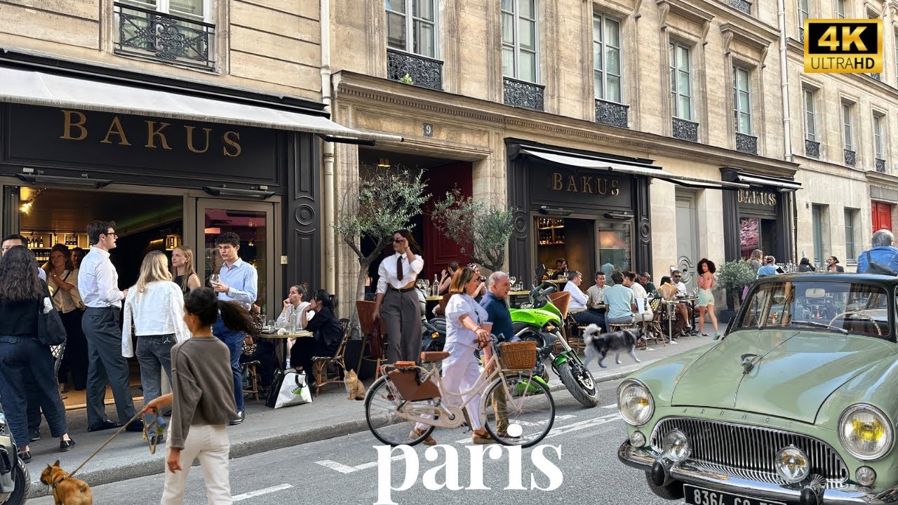 23 July 2026 PARIS 🇫🇷 FRANCE STREET WALK CITY WALK CITY TOUR HEART OF CITY OF LIGHT SUMMER WALK PARI