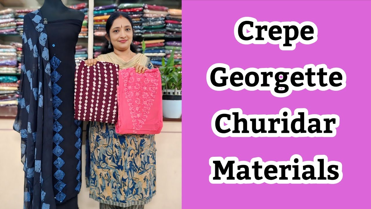 Crepe Georgette | Batik print | Salwar suits | @noblelady 