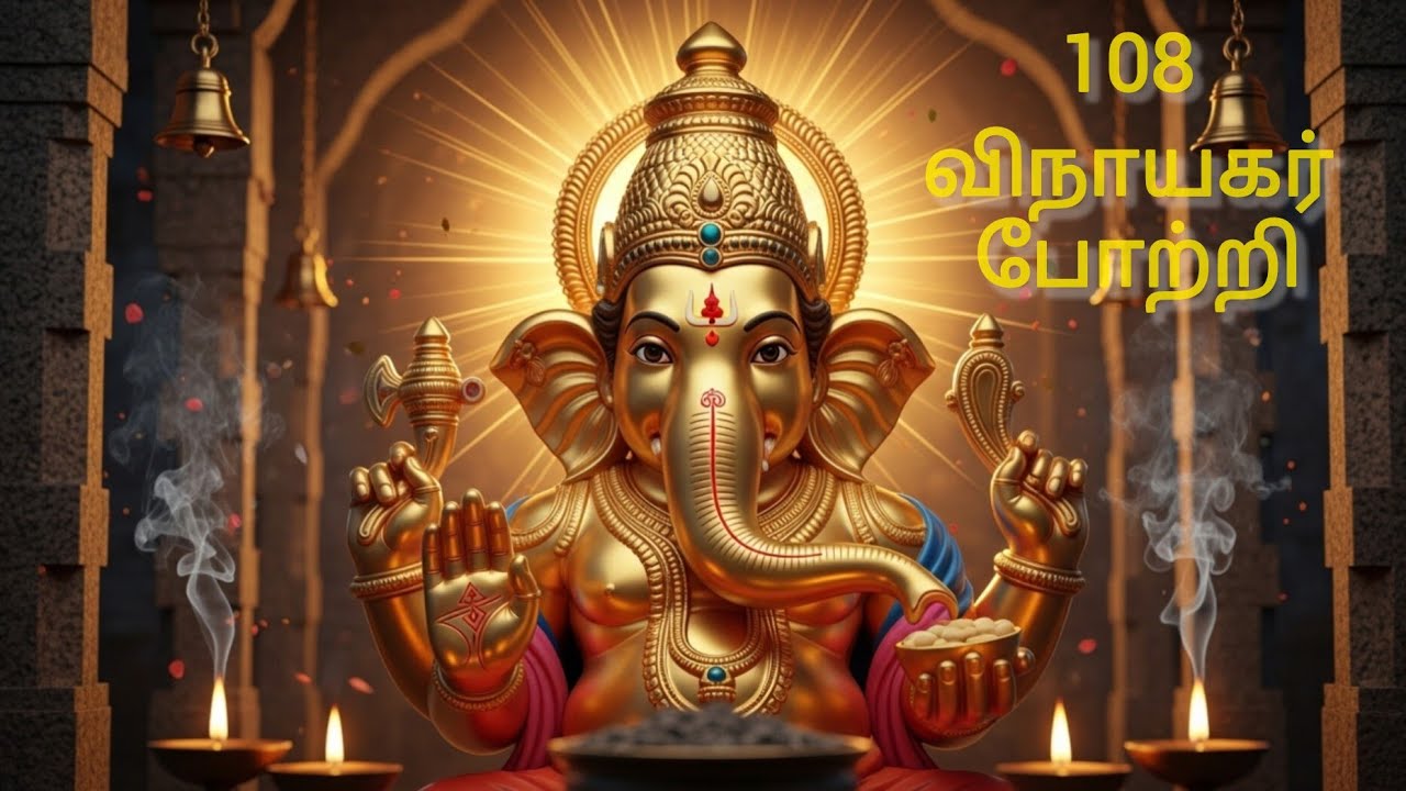 108 விநாயகர் போற்றி | கேட்கும் போதே விக்னம் விலகும்🙏 | Vinayagar Potri Tamil🙏🐘