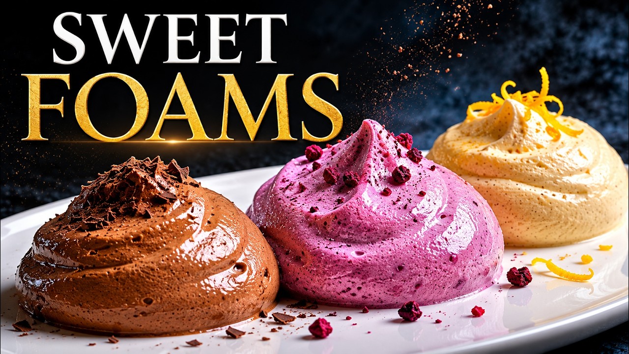 Learn to make SWEET ESPUMA at home | Fine Dining Foams