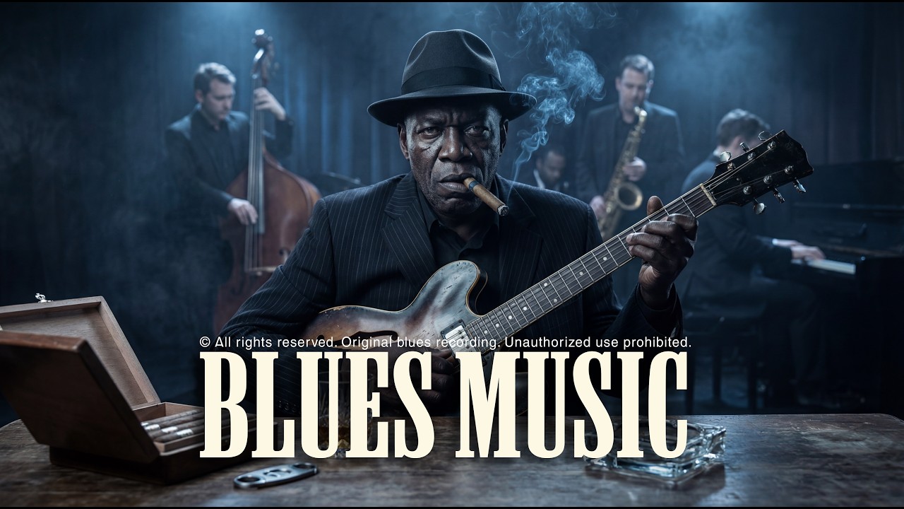 Blues Smooth Music | Emotional Late Night Blues