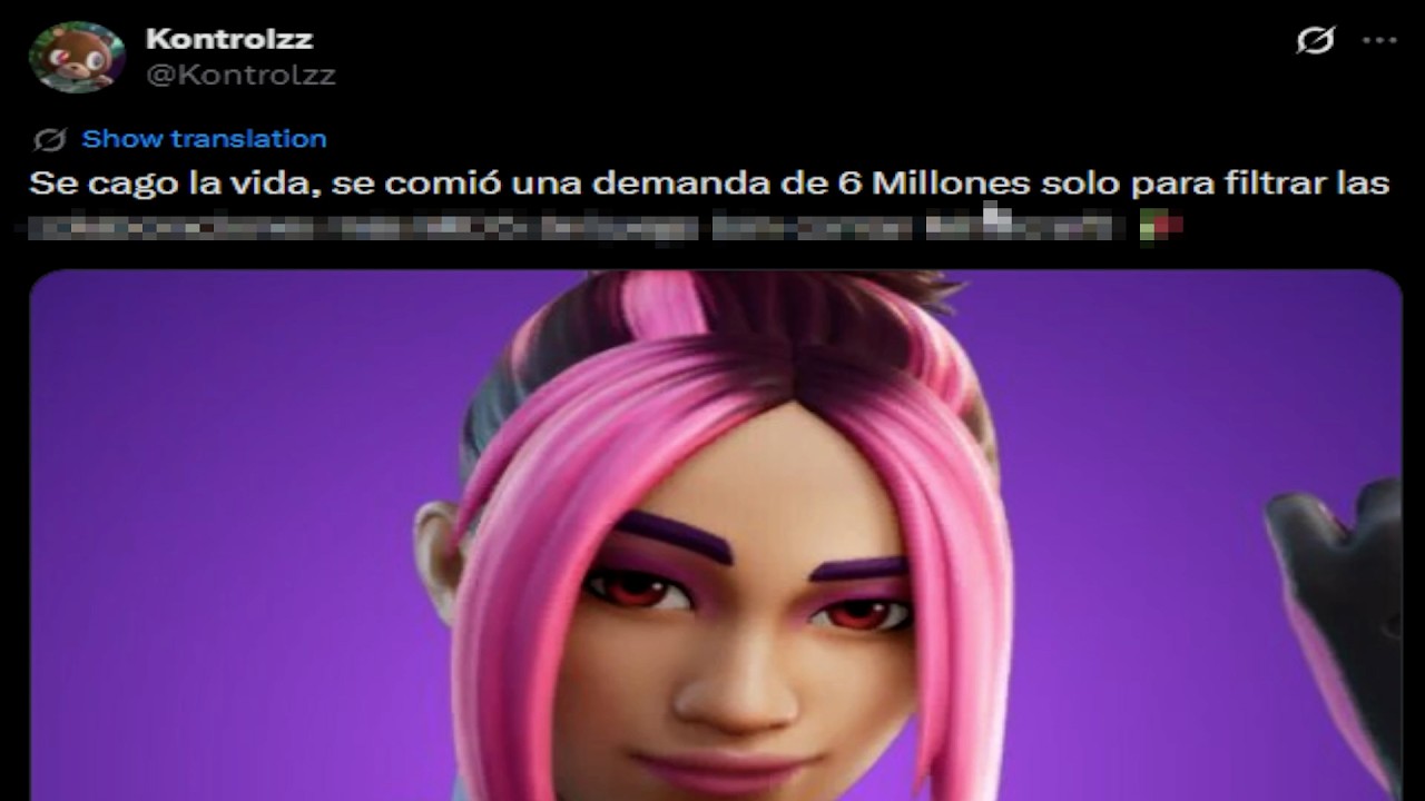 Filtrador De Fortnite Arruina Su Vida
